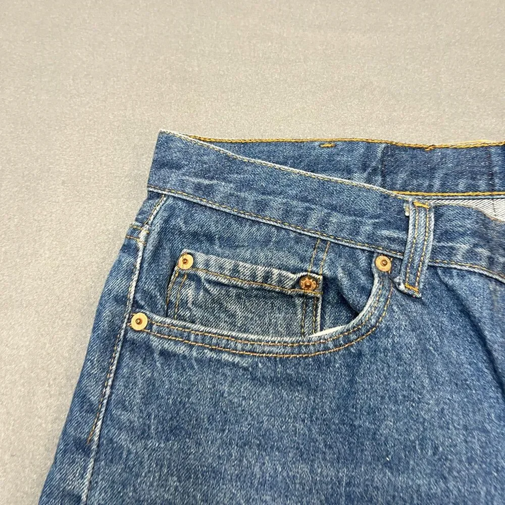 Vintage Levi's 501 Jeans Men's 46x30 (Fits 42x27.5) Blue Cotton Denim Straight